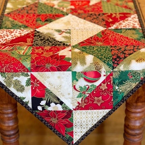 Table Runner Pattern for Charm Packs Quilt Pattern Table Runner Patterns Easy Quilt Pattern Scrappy Quilting Pattern Christmas image 3