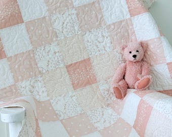 Baby Quilt Patterns PDF Beginner Friendly Quilting Pattern for Baby Quilts to Bed Quilts in 6 sizes Harmony