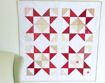 Easy Quilt Patterns PDF Beginner Quilting Pattern Charm Pack Quilt Pattern Farmhouse Baby Quilt Patterns