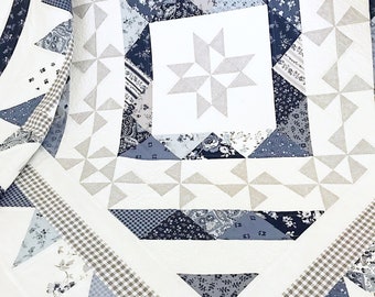 Charm Pack Quilt Patterns PDF Easy Quilt Pattern for Charm Packs Scrappy Quilting Pattern Let It Snow