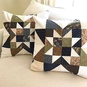 Pillow Pattern Scrappy Quilt Pattern PDF Pillow Covers Pattern and FREE Table Runner Pattern Quilting Patterns