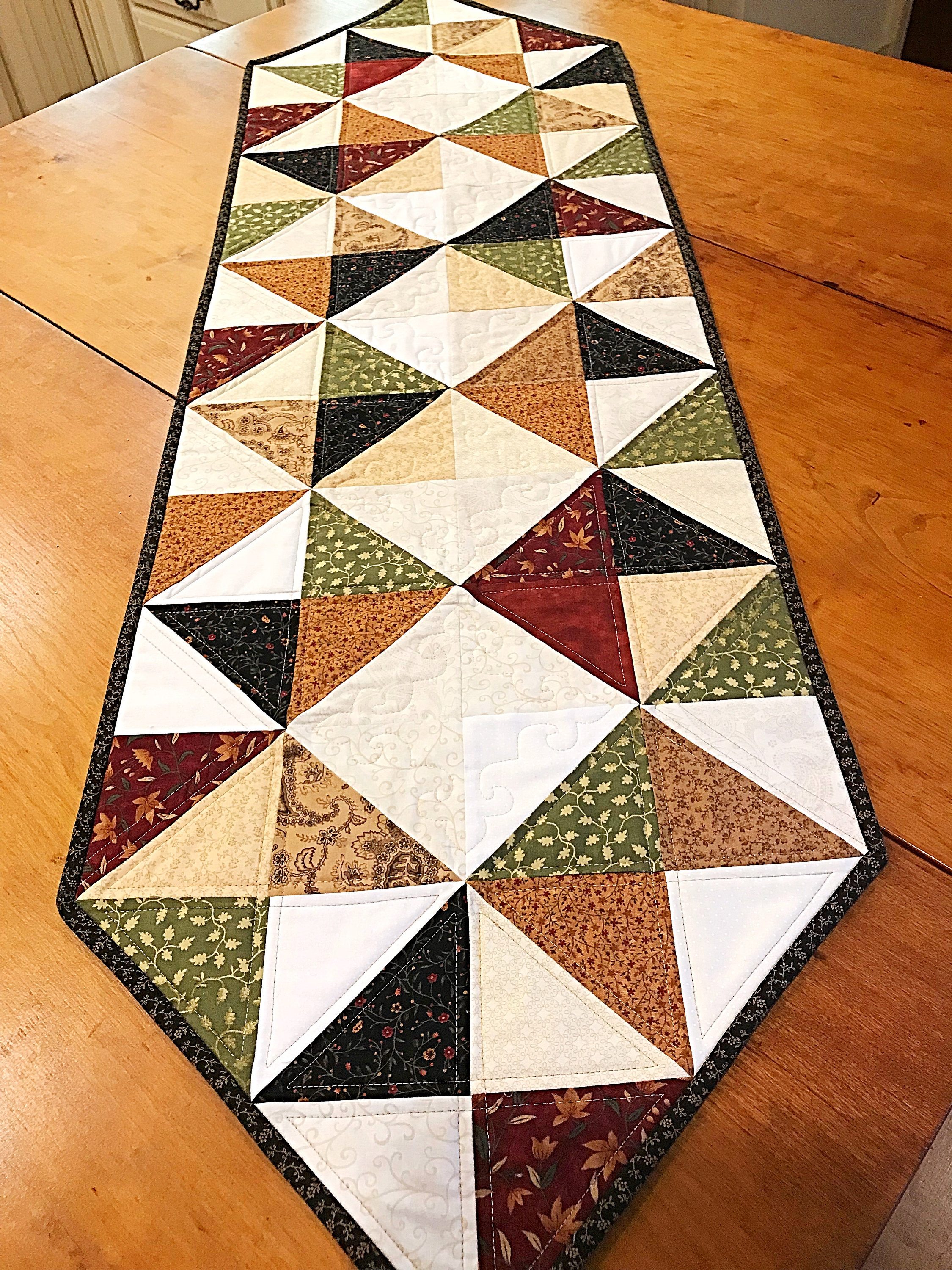 Easy Quilt Patterns PDF Scrappy Table Runner Pattern for Charm Etsy