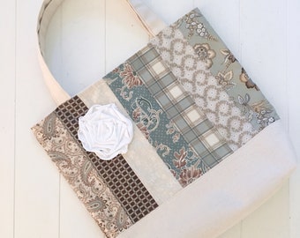 Tote Bag Pattern Quilt Patterns PDF Market Bag Sewing Pattern Project Bag Quilted HandBag Pattern Sewing