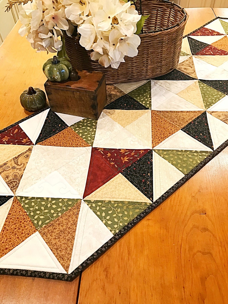 Easy Quilt Patterns PDF Scrappy Table Runner Pattern with | Etsy
