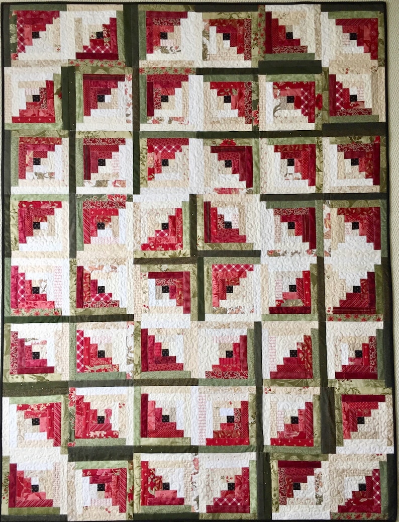 Quilt Patterns PDF Log Cabin Quilt Pattern Easy Quilt Patterns for ...