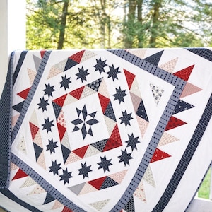 Stars & Stripes Celebration Paper Quilt Pattern Patriotic Quilting Pattern
