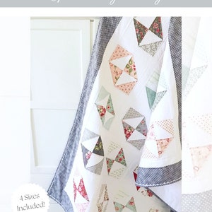 Baby Quilt Patterns PDF Easy Quilt Pattern for Beginners Charm Pack Quilt Pattern Vintage Quilt Pattern Quilting Patterns image 7