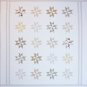 Easy Quilt Patterns PDF & FREE Pillow Sham Pattern Star Quilt Pattern Farmhouse Quilt Pattern Jelly Roll Quilt Patterns image 5