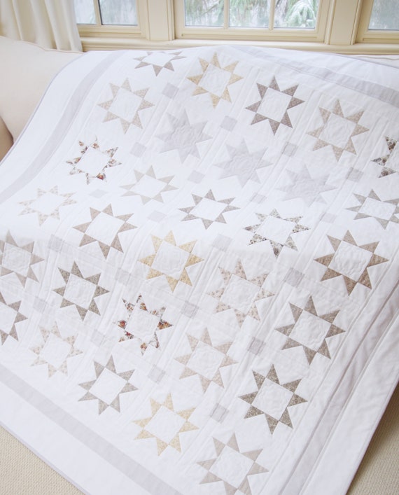 Star Quilt Patterns Pdf And Free Pillow Pattern Christmas Quilt Pattern Farmhouse Easy Modern Baby Quilt Pattern