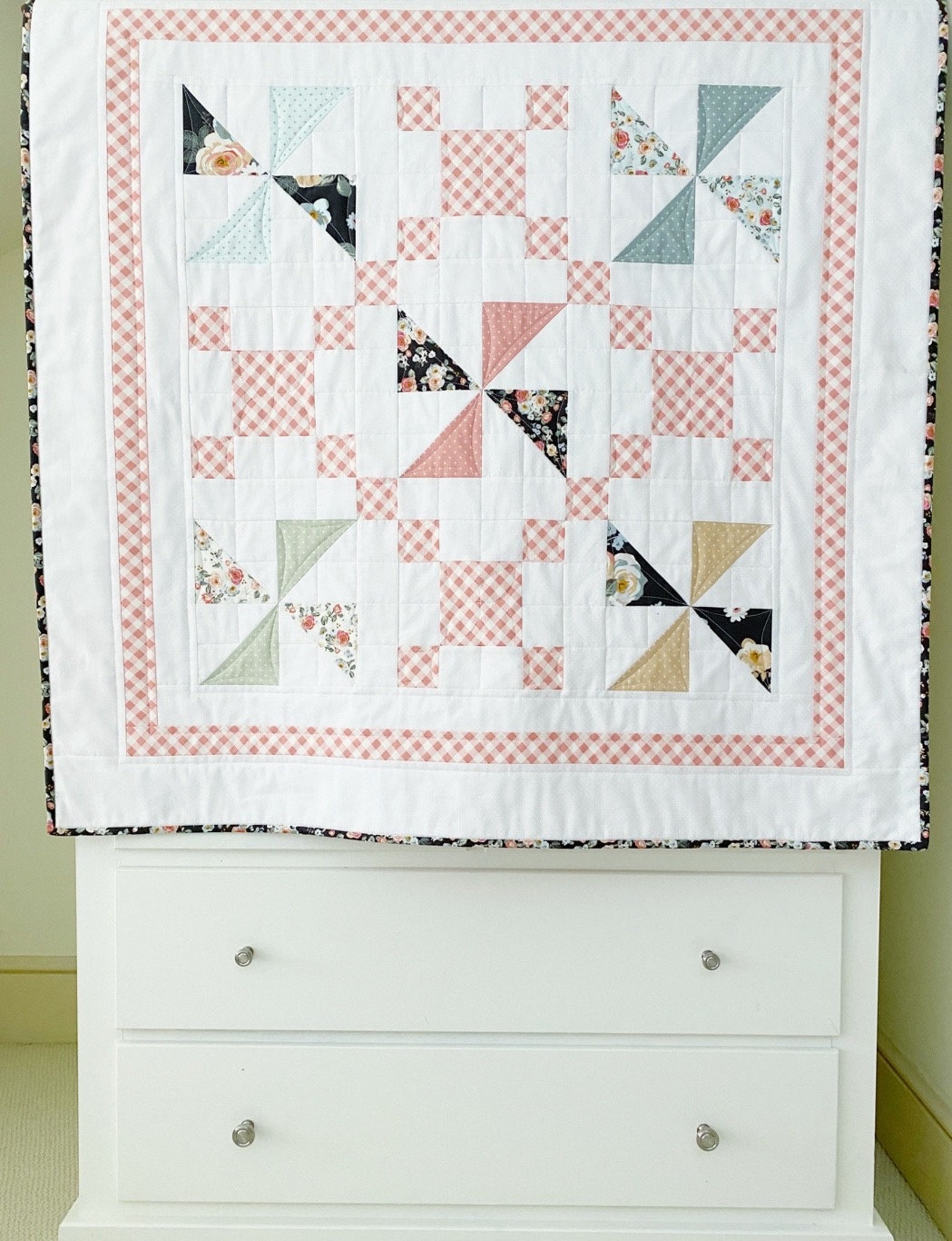 Baby Quilt Patterns PDF Charm Pack Quilt Pattern for Babies Crib Quilt