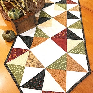Easy Quilt Patterns PDF Scrappy Table Runner Pattern for Charm Packs ...