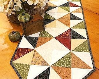 Easy Quilt Patterns PDF Scrappy Table Runner Pattern for Charm Packs Fall Quilt Pattern Beginner Quilting Pattern Table Runner Pattern
