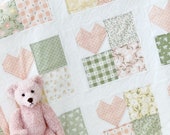 Baby Quilt Patterns PDF Love Grows Here Quilt Pattern for Baby Quilts to Bed Quilts Easy Quilting Pattern for Charm Packs