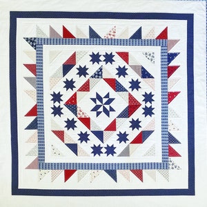 Quilt Pattern for Charm Packs Scrappy Quilt Patterns PDF Patriotic Quilt Pattern QOV Pattern Star Quilting Pattern image 4