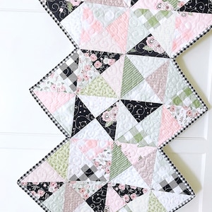 Table Runner Patterns PDF Quilt Patterns for Charm Packs Scrappy Table Runner Pattern for Beginners Easy Quilting Pattern