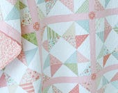 Quilt Patterns for Baby Quilts to Bed Quilts Charm Pack Friendly and Layer Cake Friendly Garden Stars Quilting Pattern PDF