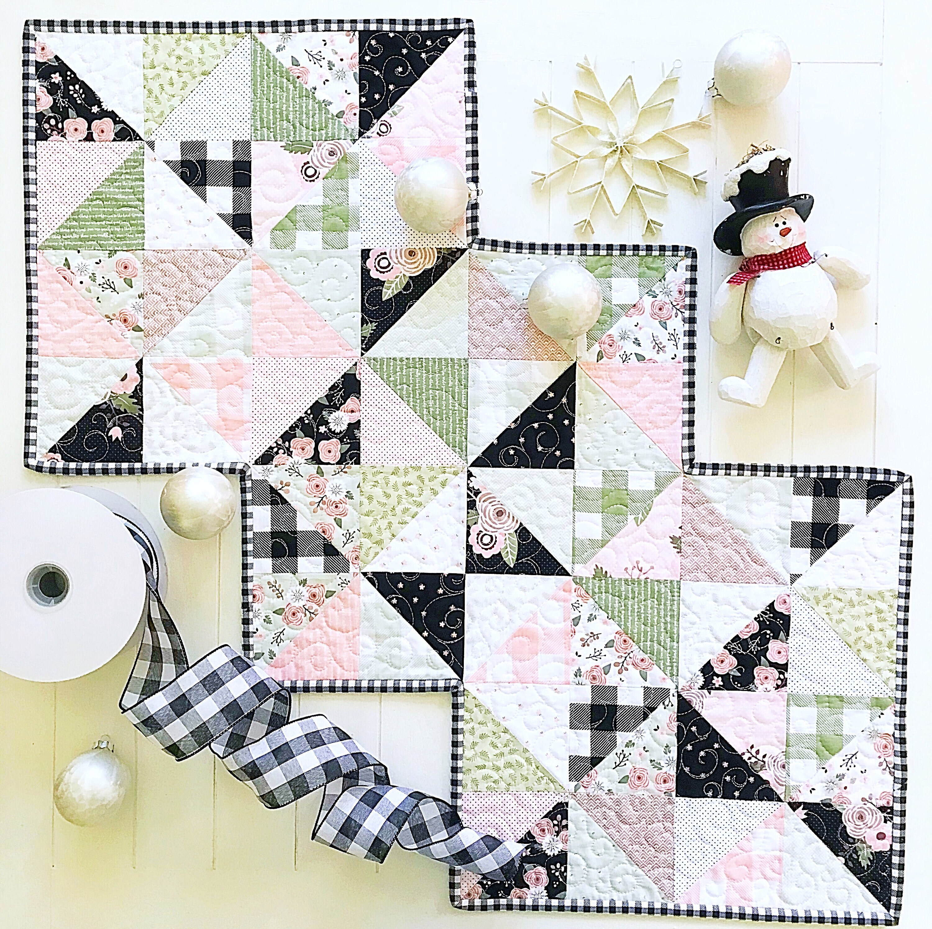 Table Runner Patterns PDF Quilt Patterns for Charm Packs Scrappy Table ...