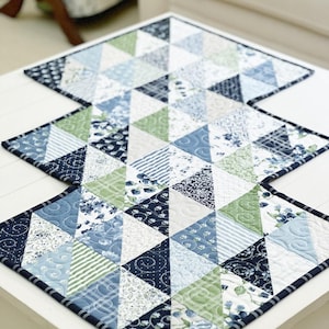 Table Runner Pattern for Charm Packs Quilting Pattern PDF Charming Waves Table Runner Quilt Pattern for Charm Packs Table Decor