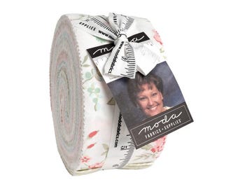 Abide Jelly Roll Fabric by Brenda Riddle for Moda Precut 2.5" Strips Cotton Quilting Fabric