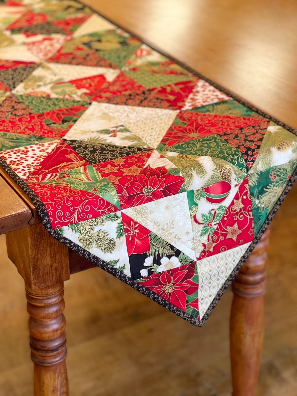 Table Runner Pattern for Charm Packs Christmas Table Runner Etsy
