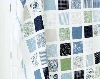 Quilt Pattern for Charm Packs PAPER Copy of Charmingly 2 Quilt Pattern for Baby Quilts to Bed Quilts Quilting Pattern for Beginners