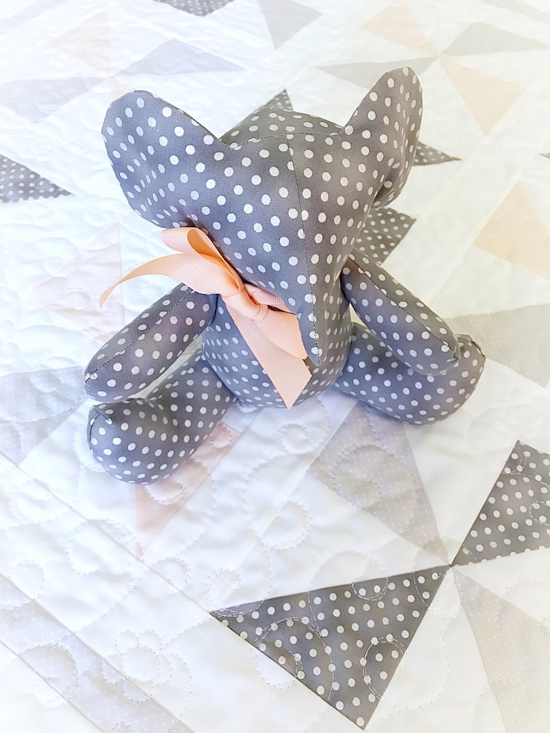 elephant pattern easy stuffed animal pattern kids sewing etsy