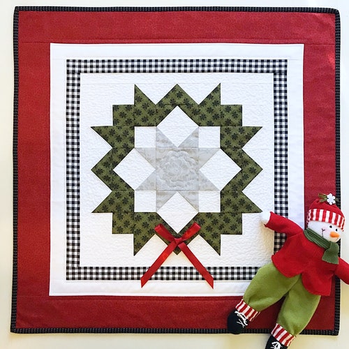 Christmas Quilt Patterns PDF Christmas Table Runner Pattern & - Etsy