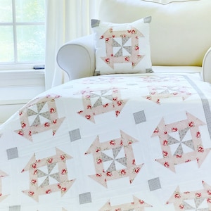 Baby Quilt Patterns PDF Easy Quilt Patterns for Beginners Modern Farmhouse Quilt Pattern Vintage Quilting Pattern Churn Dash Dreams