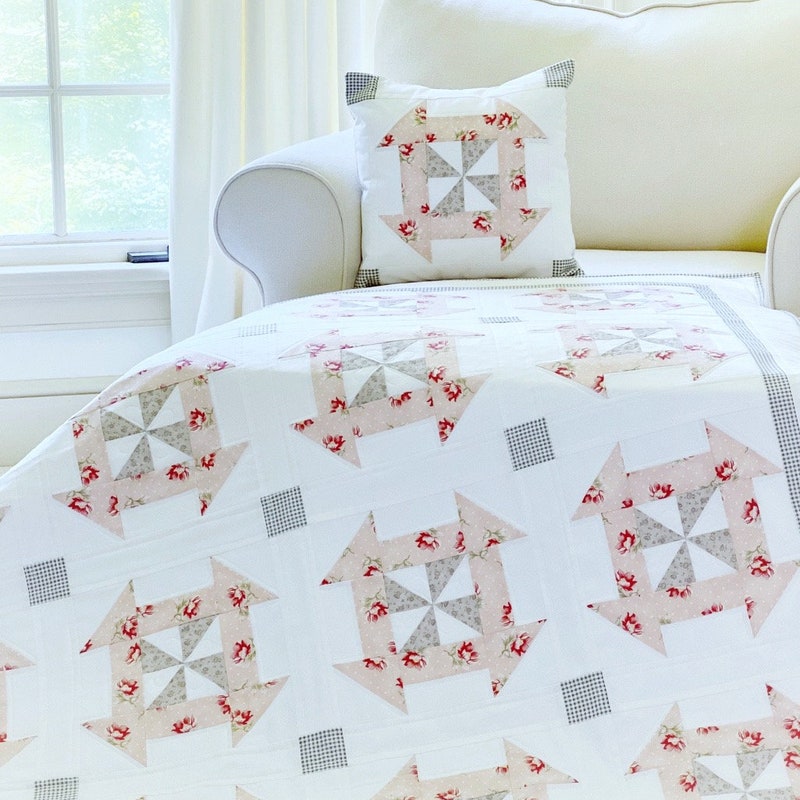 Churn Dash Quilt Pattern - Etsy
