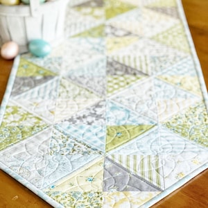 Table Runner Pattern Easy Quilt Patterns PDF Charm Pack Quilt Pattern Easter Table Runner Pattern Scrappy Quilting Patterns Cottage Diamonds