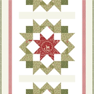 Christmas Quilt Pattern Christmas Quilting Pattern Christmas Tidings Quilt Pattern by Maple Cottage Designs Christmas Table Runner Pattern