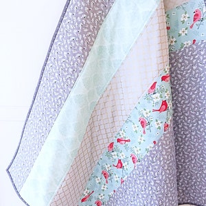 Baby Quilt Patterns PDF Beginner Quilt Pattern Easy Quilt Pattern in 3 sizes for Baby Quilts Throw Quilts and Twin Quilts