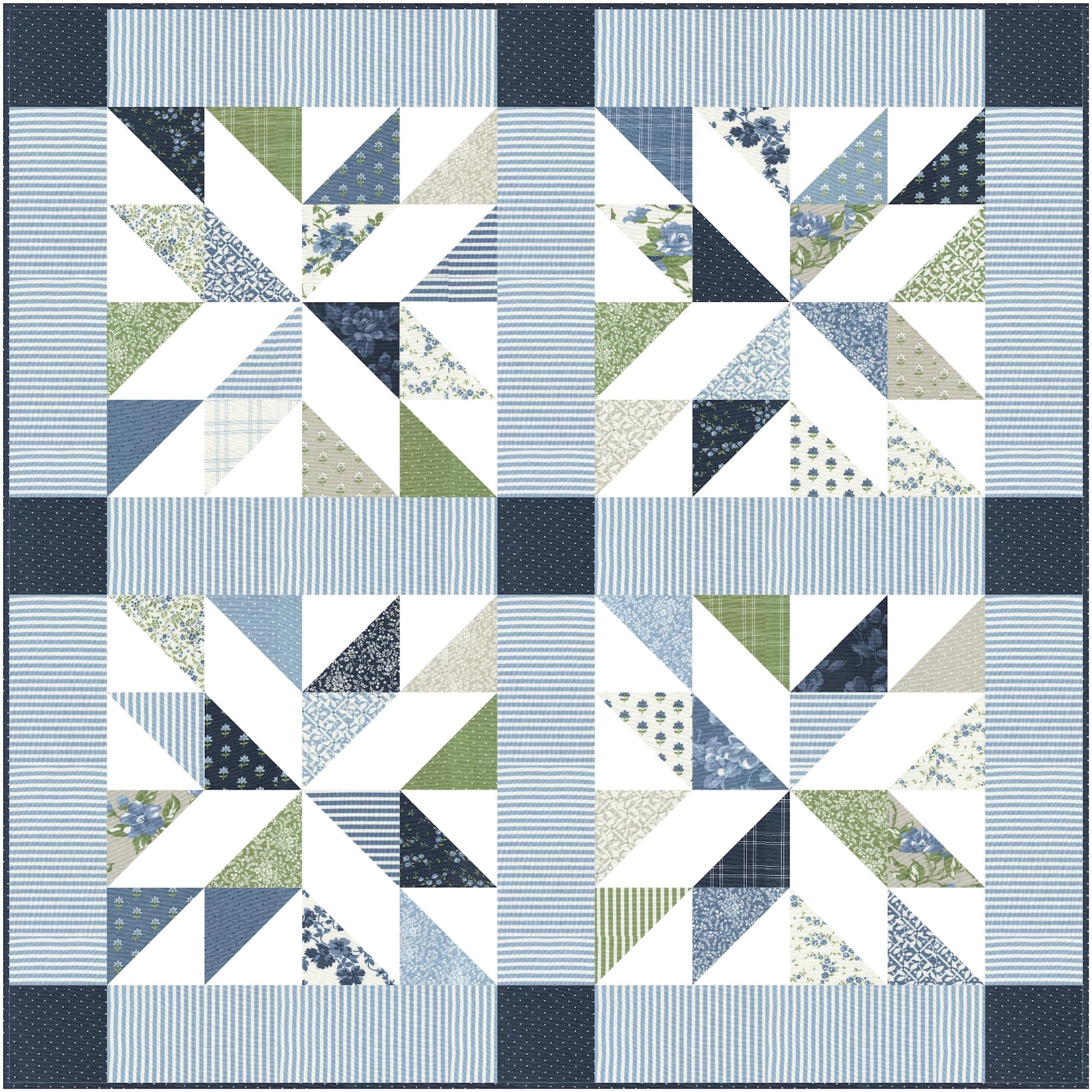 Charm Pack Quilt Pattern PDF Easy Quilt Patterns for Beginners Quilt ...