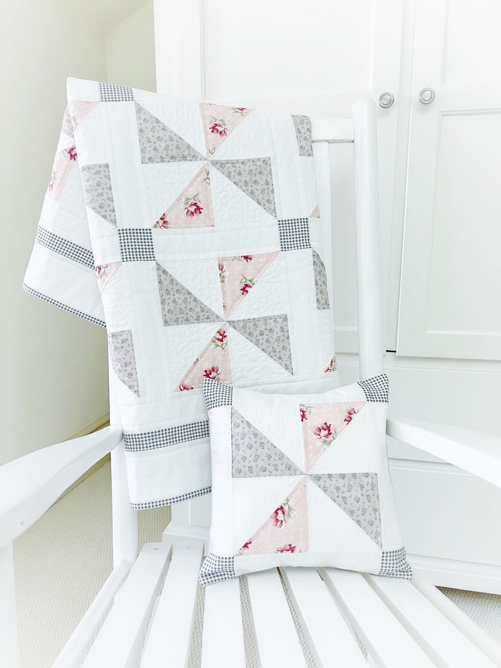 Cottage Baby Quilt Etsy