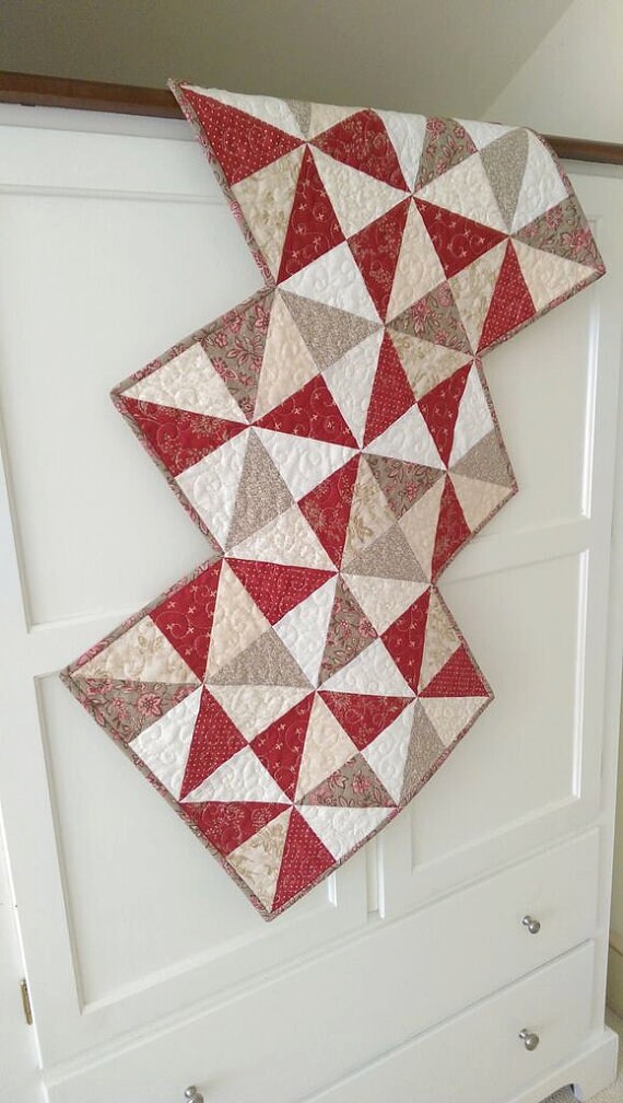 Easy Quilt Patterns PDF for Charm Packs Table Runner Pattern Beginner ...