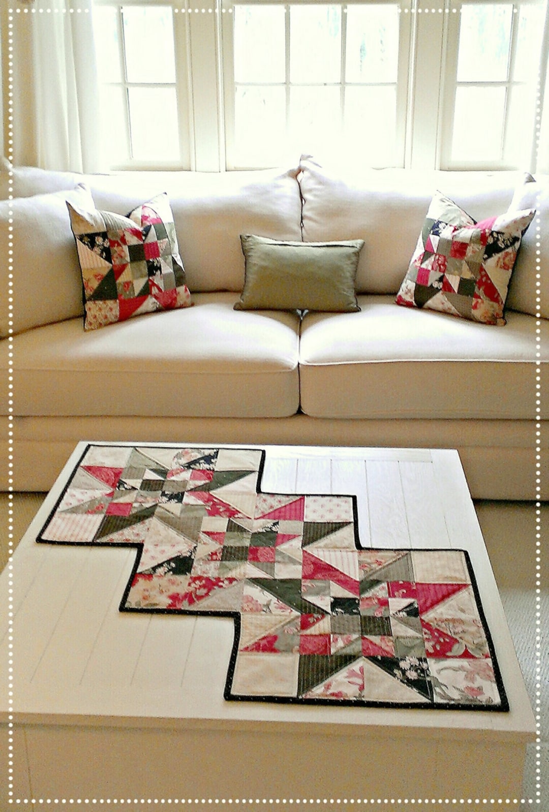 Star Quilt Patterns PDF Easy Table Runner Patterns Quilting Pattern and ...