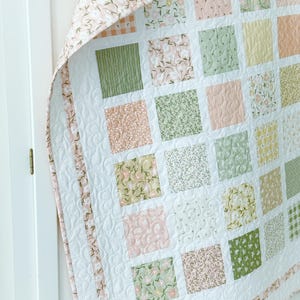 Quilt Pattern for Charm Packs Charmingly Quilt Pattern for Baby Quilt Patterns to Bed Quilts 4 Sizes Easy Quilting Pattern for Beginners PDF