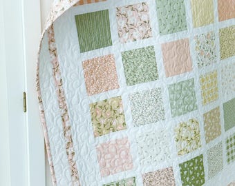 Quilt Pattern for Charm Packs Charmingly Quilt Pattern for Baby Quilt Patterns to Bed Quilts 4 Sizes Easy Quilting Pattern for Beginners PDF