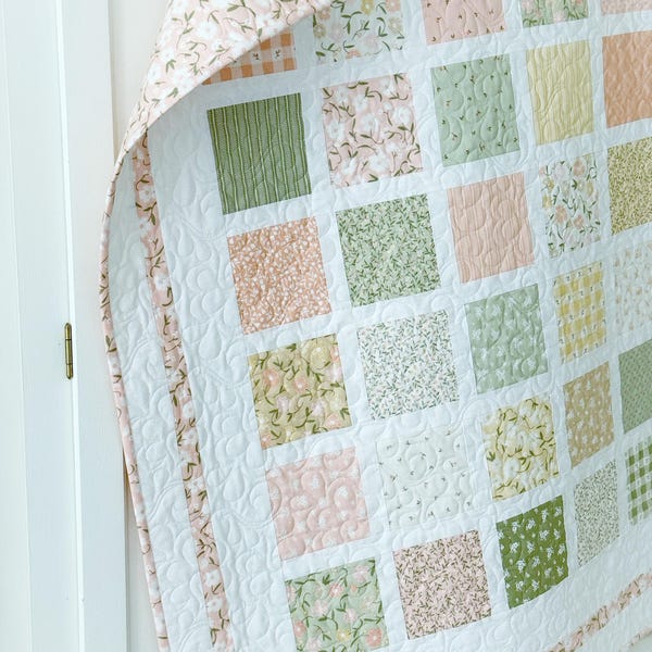Quilt Pattern for Charm Packs Charmingly Quilt Pattern for Baby Quilt Patterns to Bed Quilts 4 Sizes Easy Quilting Pattern for Beginners PDF