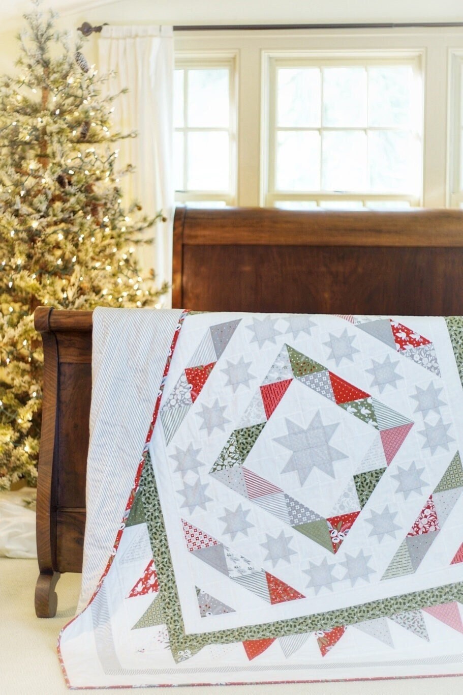 Christmas Quilt Patterns PDF Charm Pack Quilt Pattern Scrappy - Etsy