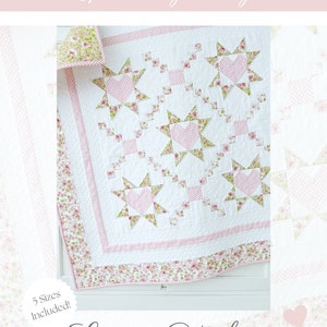 Baby Quilt Patterns PDF Easy Quilting Patterns Heart Quilt Pattern Loving Wishes Quilt Pattern image 9