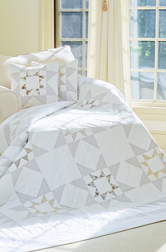 Star Quilt Patterns PDF & Free Pillow Pattern Easy Quilting Patterns  Scrappy Quilts With Fat Quarters or Scraps Patriotic Quilt QOV -  Sweden