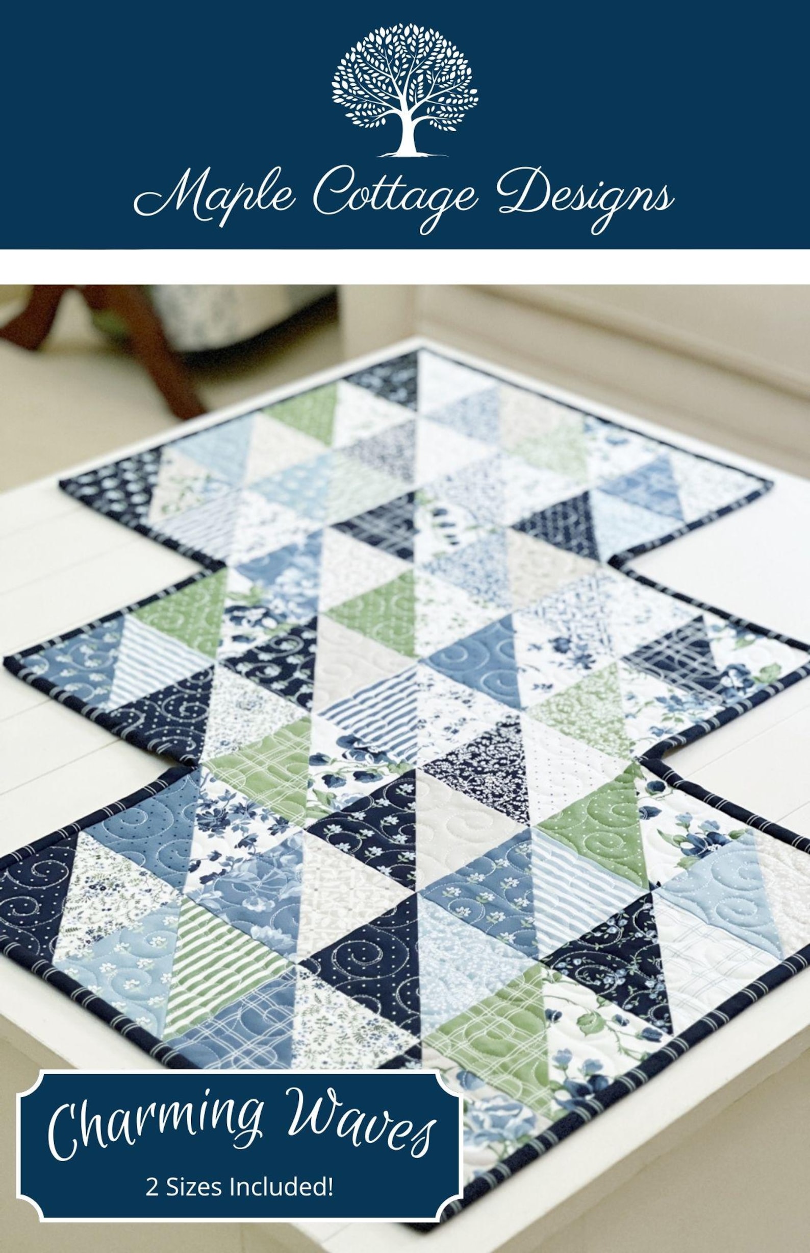 Table Runner Pattern for Charm Packs Quilting Pattern PDF Charming ...