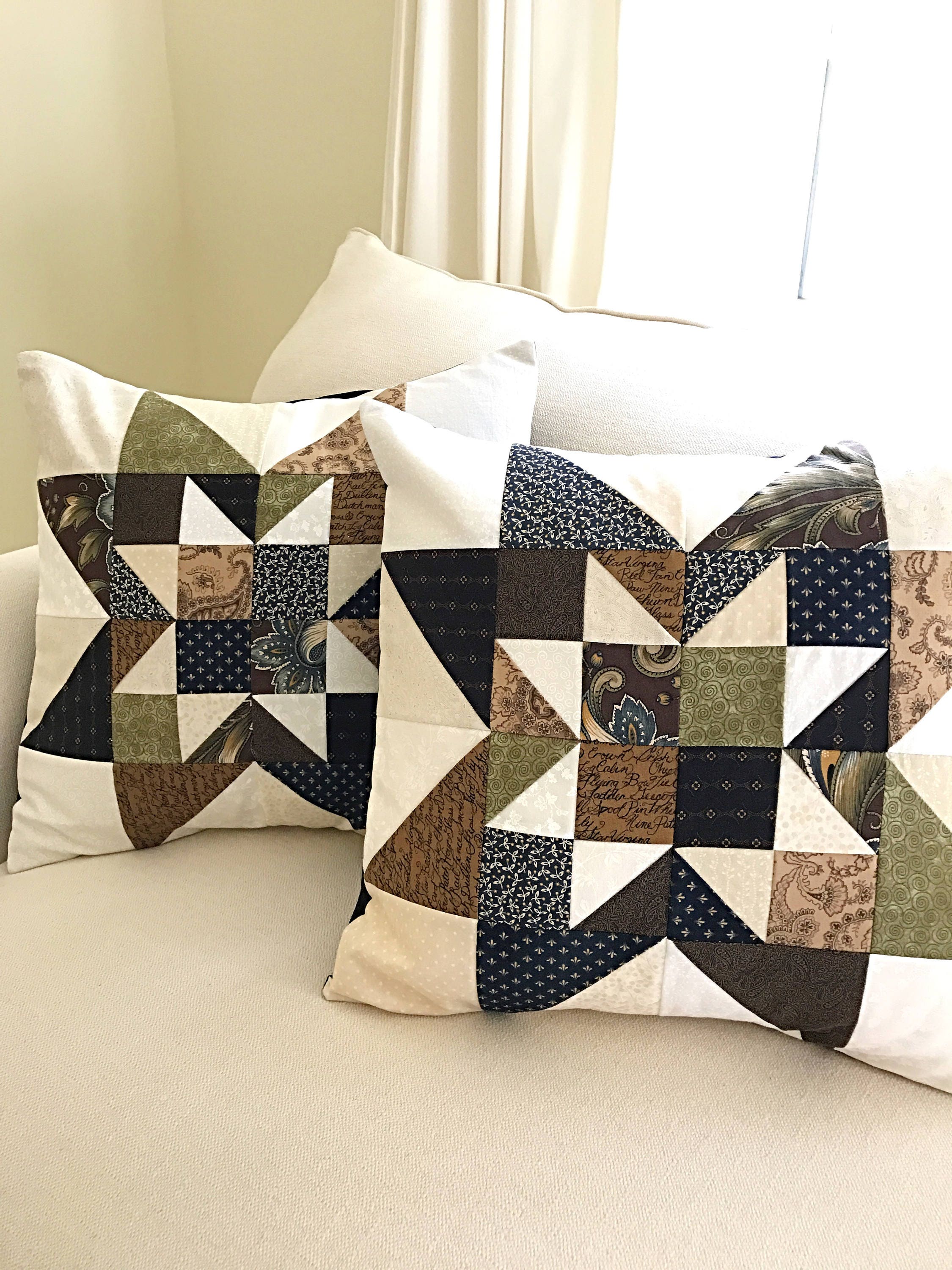 Quilted pillow patterns deals