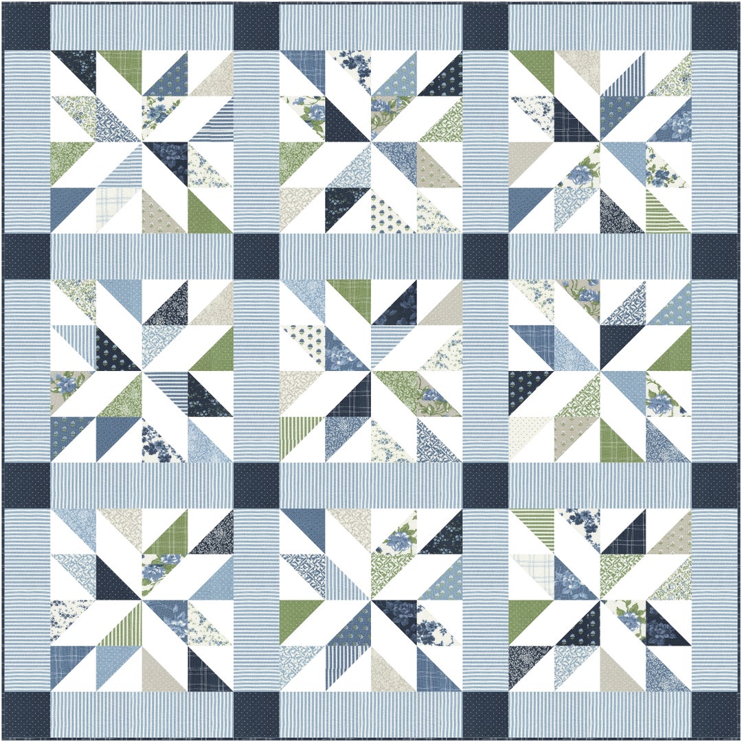 Charm Pack Quilt Pattern PDF Easy Quilt Patterns for Beginners Quilt ...