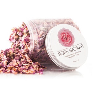 Bulgarian Organic Rosa Damascena Dry Blossoms 2 oz/ 60 g