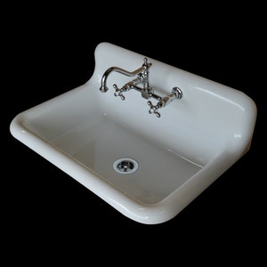 36" x 24" Exclusive Farmhouse Sink , Faucet, Drain Basket Combo Reproduction Model #SB3624C