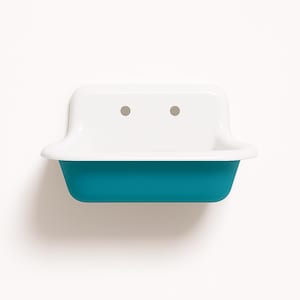 WALL MOUNTABLE! 24&quot; x 18&quot; Single Bowl Reproduction Farmhouse Sink - Oceanside
