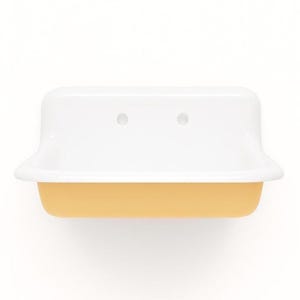 WALL MOUNTABLE! 30" x 18" Single Bowl Reproduction Farmhouse Sink - La Luna Amarilla