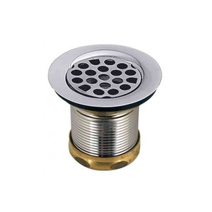 2&quot; Grid Style Drain Polished Chrome